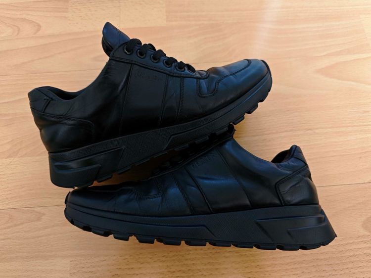 (ขายแล้ว) PRADA Prax 01 Leather Black รูปที่ 3