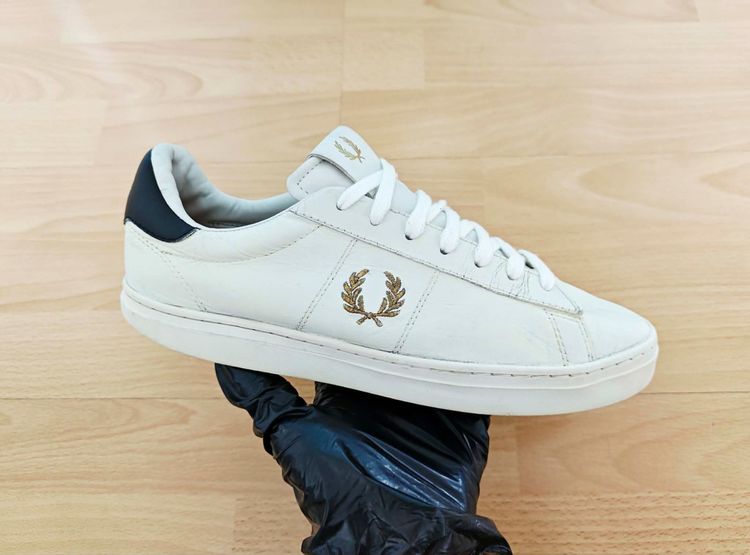 (ขายแล้ว) Fred Perry Spencer leather - Porcelain รูปที่ 7