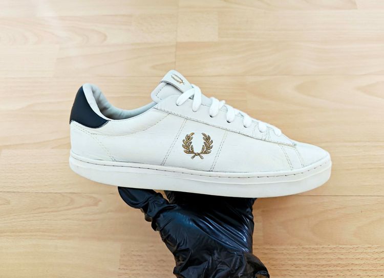 (ขายแล้ว) Fred Perry Spencer leather - Porcelain รูปที่ 6
