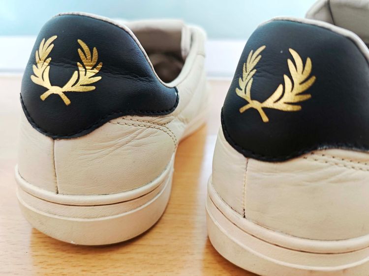 (ขายแล้ว) Fred Perry Spencer leather - Porcelain รูปที่ 5