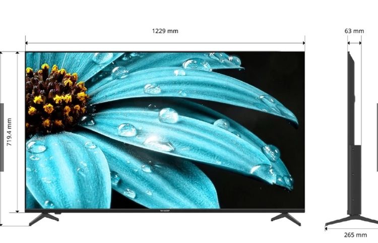 อื่นๆ Used like NEW 2026 SHARP TV 55 นิ้ว 4K UHD Google TV สมาร์ททีวี รุ่น 4T-C55FH320X
