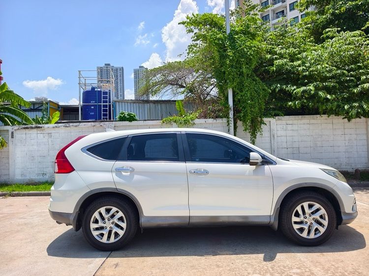 Honda CR-V 2015 2.0 E 4WD Utility-car เบนซิน ไม่ติดแก๊ส เกียร์อัตโนมัติ ขาว