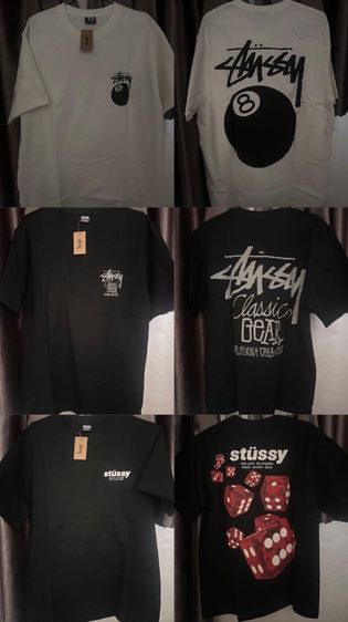 อื่นๆ อื่นๆ ไม่ระบุ ดำ เสื้อลาย 8 ball basis stussy