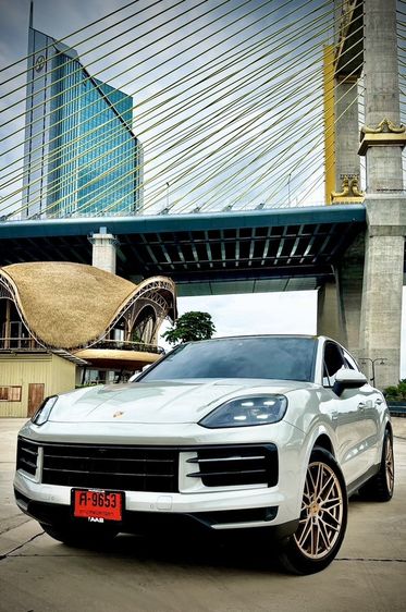 Porsche Cayenne 2024 3.0 E-Hybrid Coupé 4WD Utility-car ปลั๊กอินไฮบริด (PHEV) ไม่ติดแก๊ส เกียร์อัตโนมัติ เทา