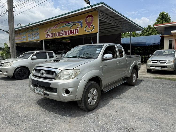 Toyota Hilux Vigo 2010 2.5 E Prerunner VN Turbo Pickup ดีเซล ไม่ติดแก๊ส เกียร์ธรรมดา บรอนซ์เงิน รูปที่ 3