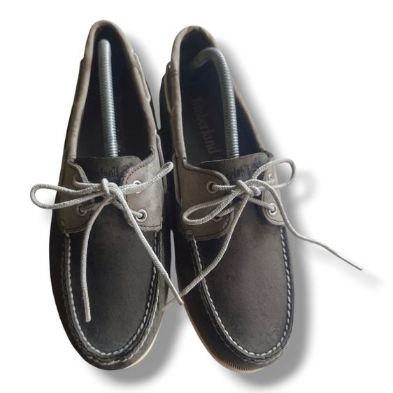 รองเท้าแบบสวมและโลฟเฟอร์ หนังแท้ UK 9.5 | EU 44 | US 10 รองเท้า Timberland รุ่น Cedar Bay Boat Deck สีเขียวเข้ม