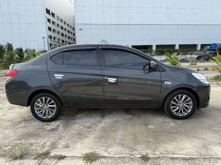 Mitsubishi Attrage 2013 1.2 GLX Sedan เบนซิน ไม่ติดแก๊ส เกียร์ธรรมดา เทา รูปที่ 4