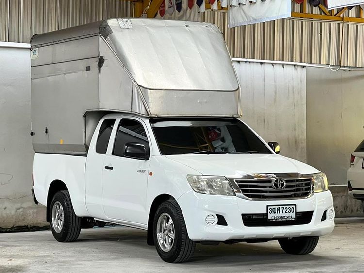 Toyota Hilux Vigo Champ 2012 Smart Cab 2.5 J Pickup ดีเซล ไม่ติดแก๊ส เกียร์ธรรมดา ขาว