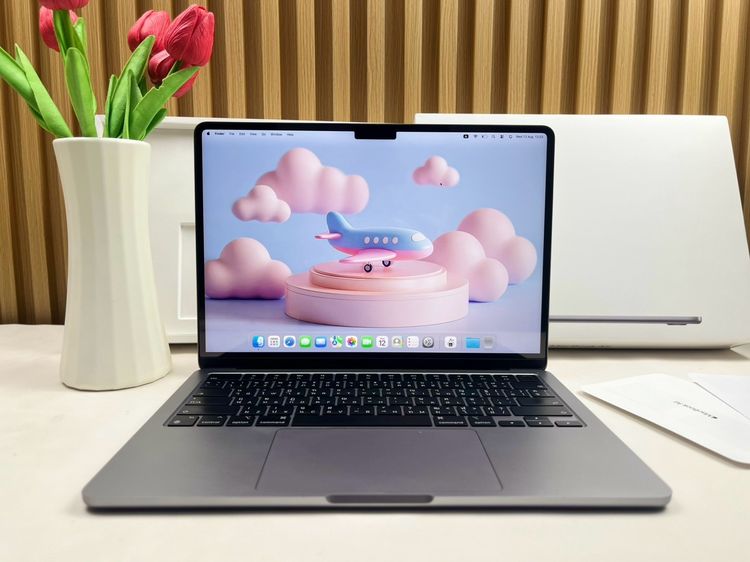 Apple แมค โอเอส 8 กิกะไบต์ อื่นๆ ไม่ใช่ MacBook Air 13-inch M2 2022 Ram8GB SSD512GB Space Gray 