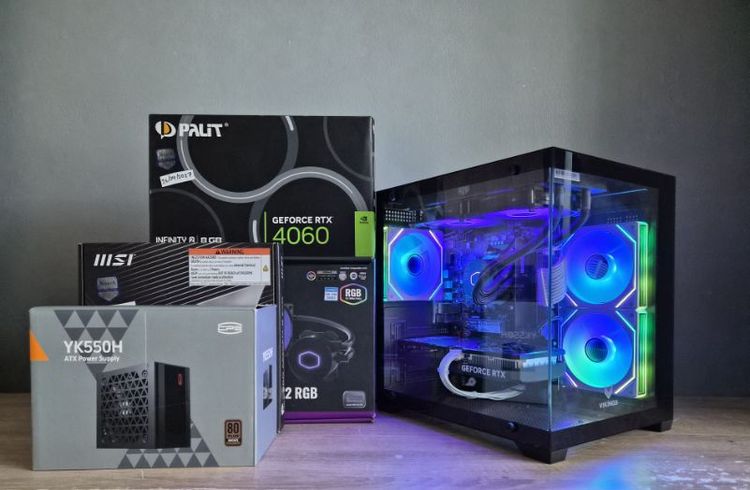 อื่นๆ วินโดว์ 16 กิกะไบต์ ใช่ คอมพิวเตอร์สเปคแรง Ryzen 5 7500F การ์ดจอ RTX4060 ประกันศูนย์ยาวๆ ใช้งานแค่ 3เดือน