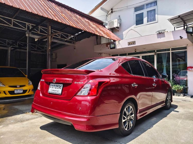 Nissan Almera 2019 1.2 VL Sportech Sedan เบนซิน ไม่ติดแก๊ส เกียร์อัตโนมัติ แดง รูปที่ 3