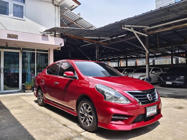 รถ Nissan Almera 1.2 VL Sportech สี แดง