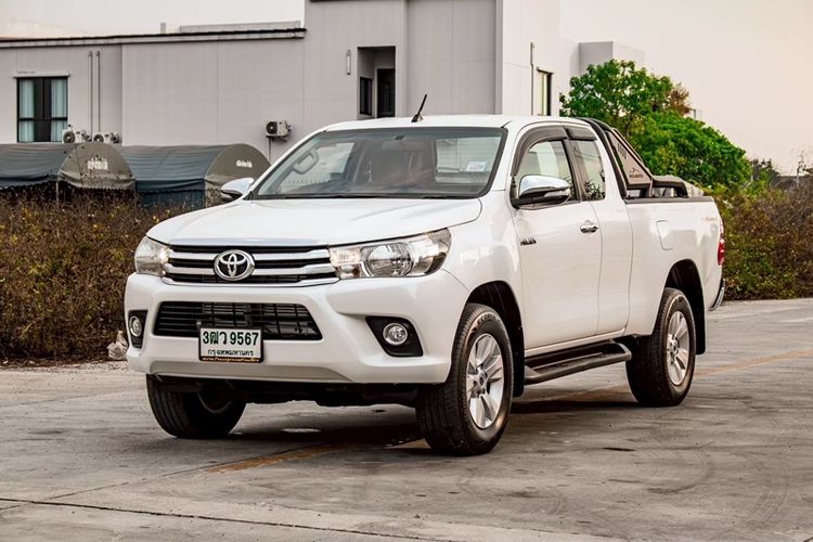 Toyota Hilux Revo 2017 2.4 G Prerunner Pickup ดีเซล ไม่ติดแก๊ส เกียร์อัตโนมัติ ขาว รูปที่ 2