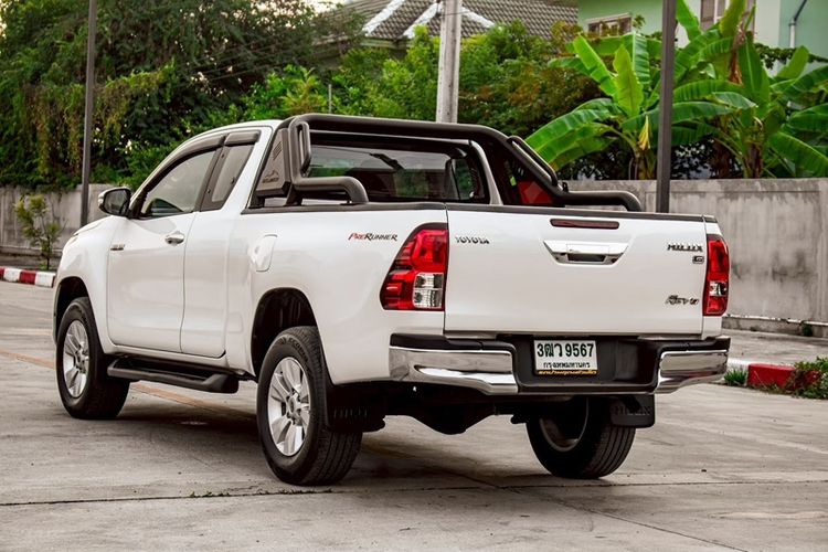 Toyota Hilux Revo 2017 2.4 G Prerunner Pickup ดีเซล ไม่ติดแก๊ส เกียร์อัตโนมัติ ขาว รูปที่ 4