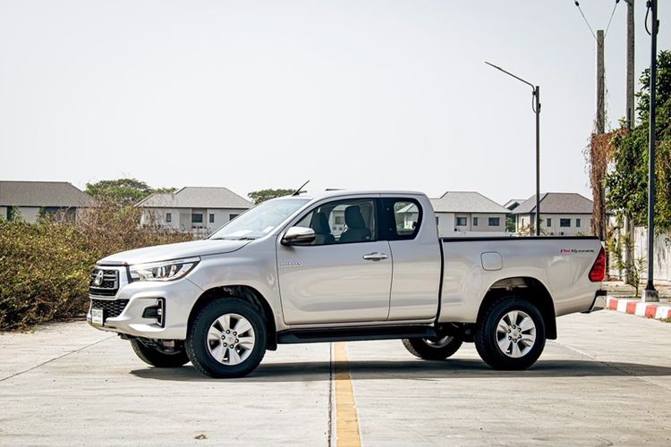 Toyota Hilux Revo 2019 2.4 Prerunner E Plus Pickup ดีเซล ไม่ติดแก๊ส เกียร์อัตโนมัติ เทา รูปที่ 3