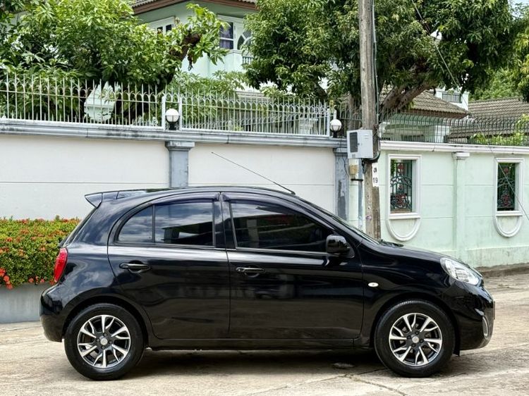 Nissan March 2019 1.2 E Sedan เบนซิน ไม่ติดแก๊ส เกียร์อัตโนมัติ ดำ รูปที่ 4