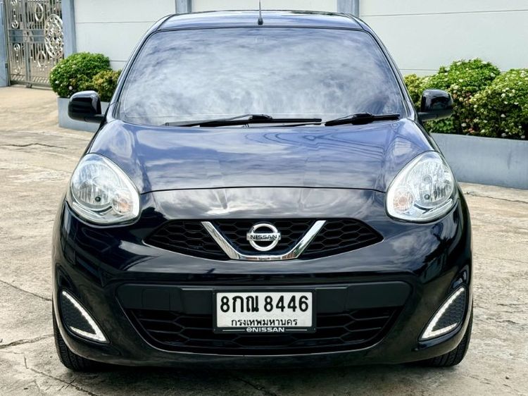 Nissan March 2019 1.2 E Sedan เบนซิน ไม่ติดแก๊ส เกียร์อัตโนมัติ ดำ รูปที่ 2