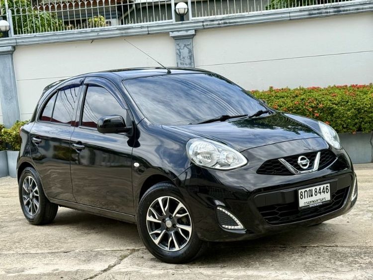 Nissan March 2019 1.2 E Sedan เบนซิน ไม่ติดแก๊ส เกียร์อัตโนมัติ ดำ รูปที่ 3