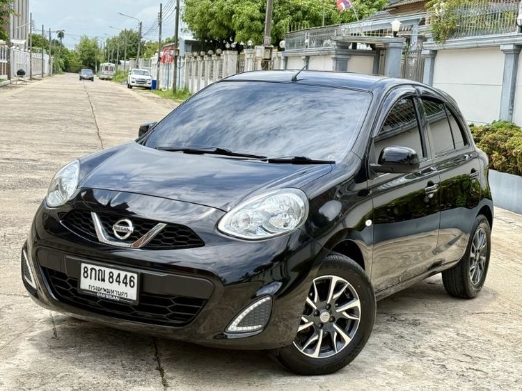 รถ Nissan March 1.2 E สี ดำ