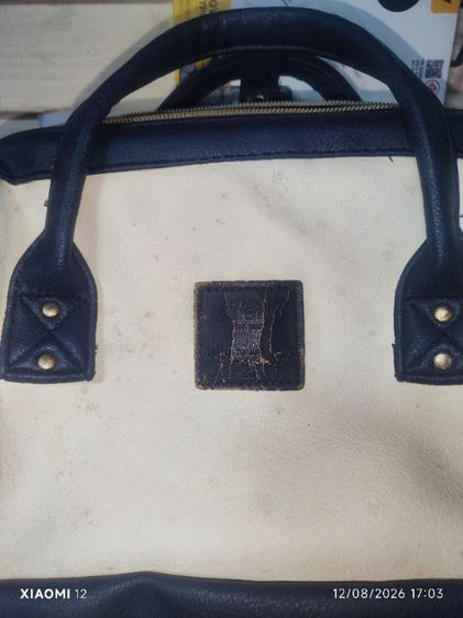 กระเป๋าเป๋ anello แท้ รุ่น Synthetic Leather Base Mouth Backpack (ไซส์ Regular/Standard ปากกว้างทรงซิปปากโครงเหล็ก) รูปที่ 2