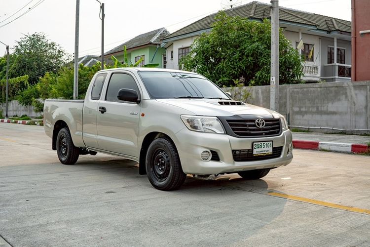 Toyota Hilux Vigo Champ 2014 Smart Cab 2.5 J Pickup ดีเซล ไม่ติดแก๊ส เกียร์ธรรมดา บรอนซ์ทอง รูปที่ 3