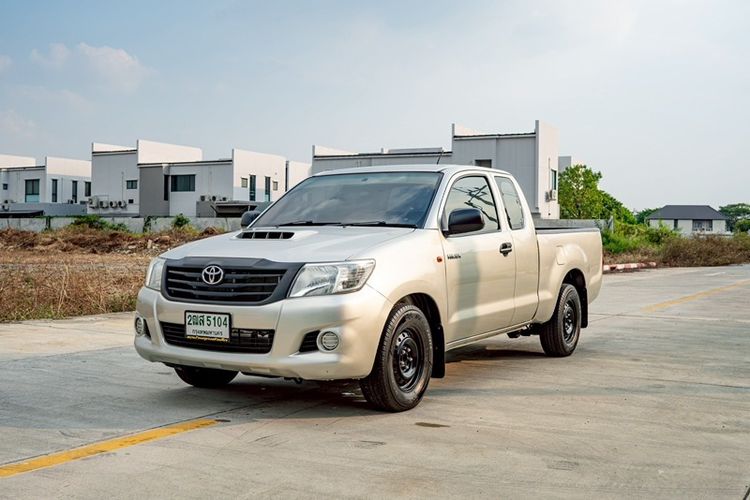Toyota Hilux Vigo Champ 2014 Smart Cab 2.5 J Pickup ดีเซล ไม่ติดแก๊ส เกียร์ธรรมดา บรอนซ์ทอง รูปที่ 2