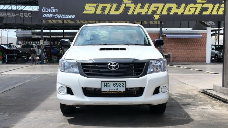 Toyota Hilux Vigo Champ 2015 Smart Cab 2.5 J Pickup ดีเซล ไม่ติดแก๊ส เกียร์ธรรมดา ขาว รูปที่ 2