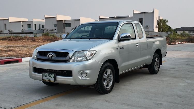 Toyota Hilux Vigo 2009 2.5 J Pickup ดีเซล ไม่ติดแก๊ส เกียร์ธรรมดา เทา รูปที่ 3