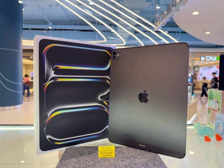 Apple 256 GB iPad Pro 13 M5 256GB ใส่ซิม Batt100 ประกัน3เดือนกว่า ไร้รอย ครบกล่อง