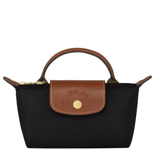 ผ้า น้ำตาล Longchamp mini