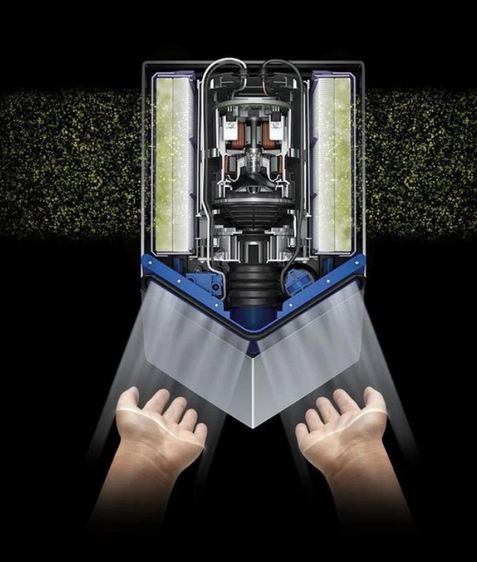 Dyson airblade เครื่องเป่ามือ รุ่น V hand dryer เครื่องเป่ามือแห้งไว ตัวกรอง HEPA รูปที่ 2