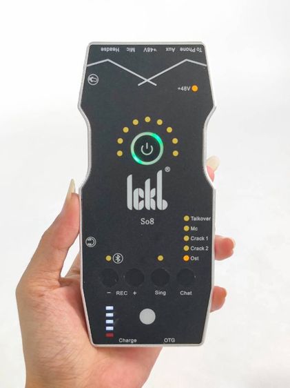 🎙️ LCKL So8 Gen 5 Type-C Live Sound Card / Audio Interfaceซาวด์การ์ดพกพาสำหรับไลฟ์สด ร้องเพลง อัดเสียง หรือใช้งานร่วมกับไมโครโฟน รองรับการเชื่อมต่อหลายอุปกรณ์✨ รูปที่ 7