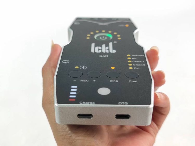 🎙️ LCKL So8 Gen 5 Type-C Live Sound Card / Audio Interfaceซาวด์การ์ดพกพาสำหรับไลฟ์สด ร้องเพลง อัดเสียง หรือใช้งานร่วมกับไมโครโฟน รองรับการเชื่อมต่อหลายอุปกรณ์✨ รูปที่ 8
