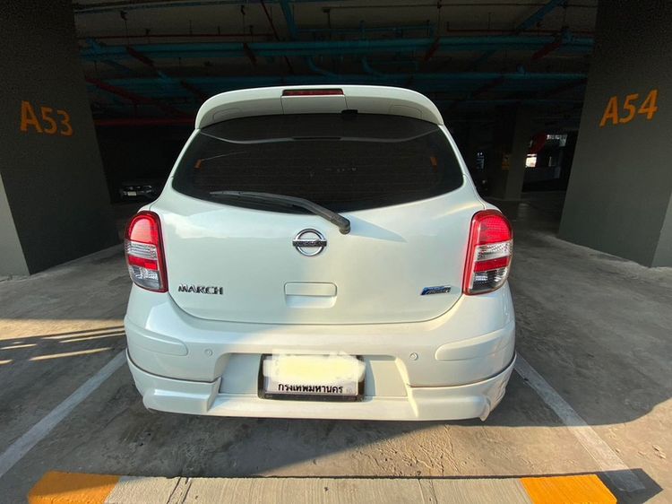 Nissan March 2012 1.2 E Sedan เบนซิน ไม่ติดแก๊ส เกียร์อัตโนมัติ ขาว รูปที่ 2