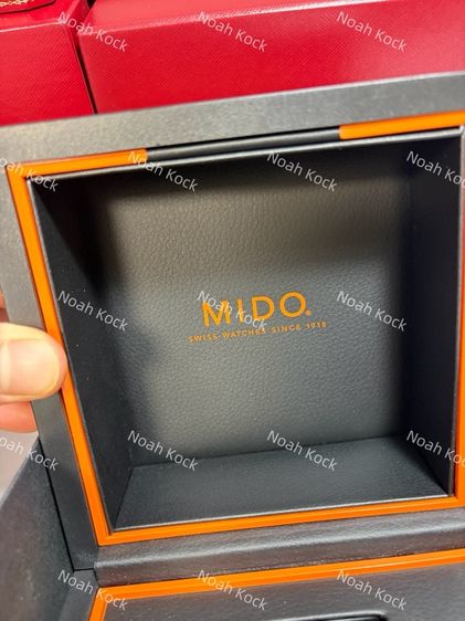 กล่องนาฬิกาไม้ Mido แท้ ของใหม่ (เฉพาะกล่อง)Authentic Mido Wooden Watch Box - Brand New (Box Only) รูปที่ 4