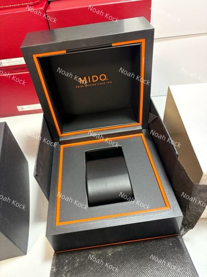 กล่องนาฬิกาไม้ Mido แท้ ของใหม่ (เฉพาะกล่อง)Authentic Mido Wooden Watch Box - Brand New (Box Only) รูปที่ 3