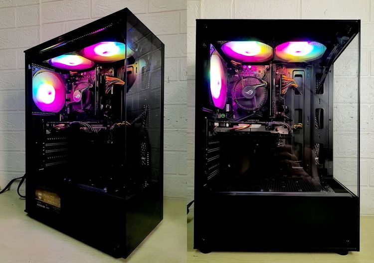 💥 Com พร้อมใช้ เล่นเกมส์ ทำงาน 3D 💥 CPU I3 10100F + GTX 750 TI 2 GB + RAM 16 GB + SSD 256 GB  💥