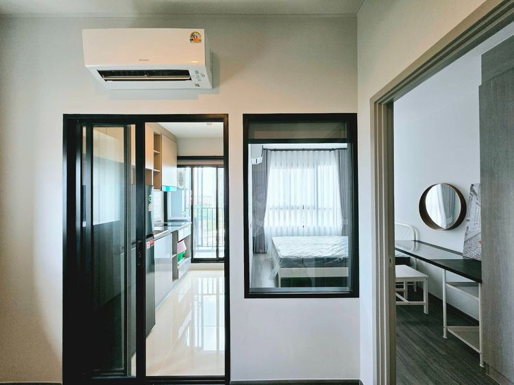 Ananda Development ไม่อนุญาต ตกแต่งครบ 2025 ให้เช่าคอนโดสร้างใหม่ไม่เคยอยู่ ไอดีโอ รามคำแหง-ลำสาลีสเตชั่น MRTสีเหลือง ชั้น 15 ห้องมุมทิศตะวันออก Condo for Rent IDEO 34 SQM. Yellow MRT รูปที่ 2