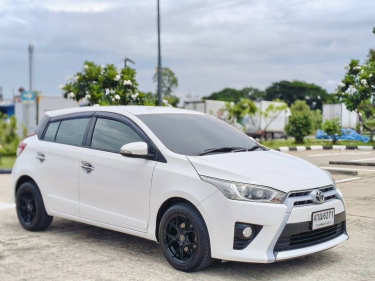 Toyota Yaris 2014 1.5 G Sedan เบนซิน ไม่ติดแก๊ส เกียร์อัตโนมัติ ขาว รูปที่ 3