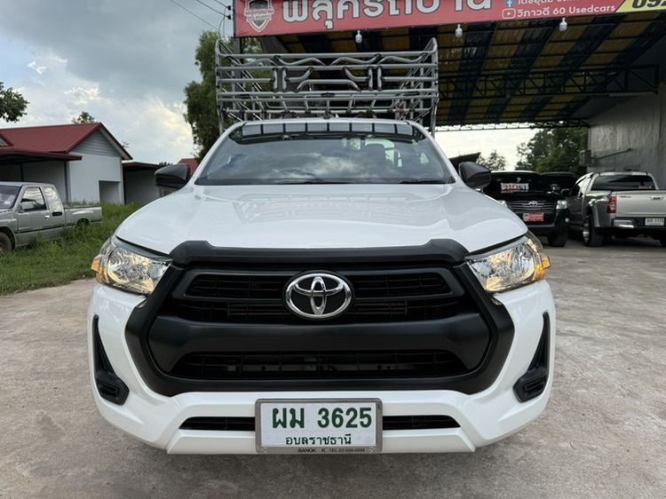 Toyota Hilux Revo 2022 2.4 J Plus Pickup ดีเซล ไม่ติดแก๊ส เกียร์ธรรมดา ขาว รูปที่ 2