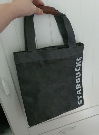 หนัง PU ไม่ระบุ ดำ สินค้า Starbuck แท้ ไม่ได้ใช้ เลยจ้า