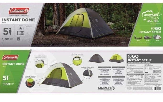 เต็นท์ Coleman Instant Dome 5
