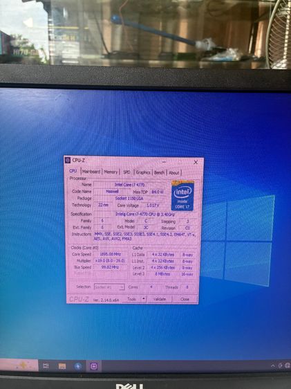 ยกเคส+จอ 19 นี้ว พร้อมใช้งาน DELL ซีพียู I7- 4770 แรม 8 G ฮาร์ดดิส 1000 G รูปที่ 2