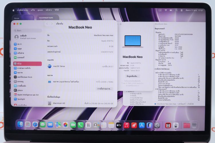 MacBook Neo 8.256GB  รูปที่ 2