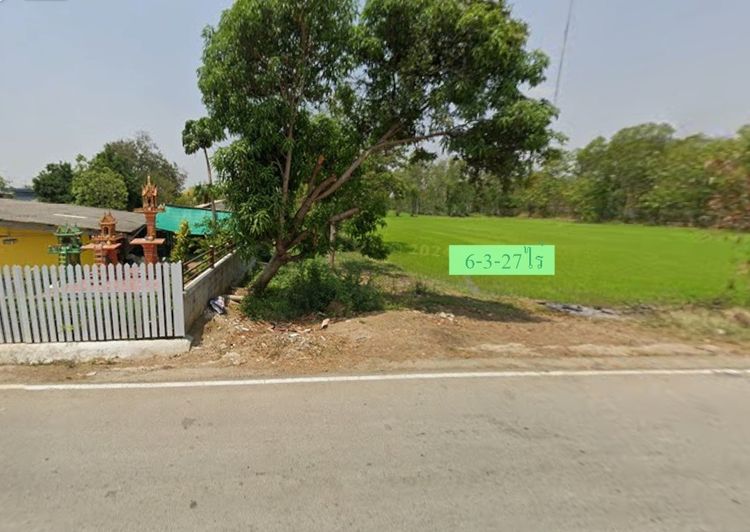 🏡ขายที่ดิน 6-3-27 ไร่ ทำเลทอง ใกล้วัดบ้านไร่ อ.ท่ามะกา กาญจนบุรี 🏠 อยู่ในแหล่งชุมชน   น้ำ-ไฟ พร้อม รูปที่ 4