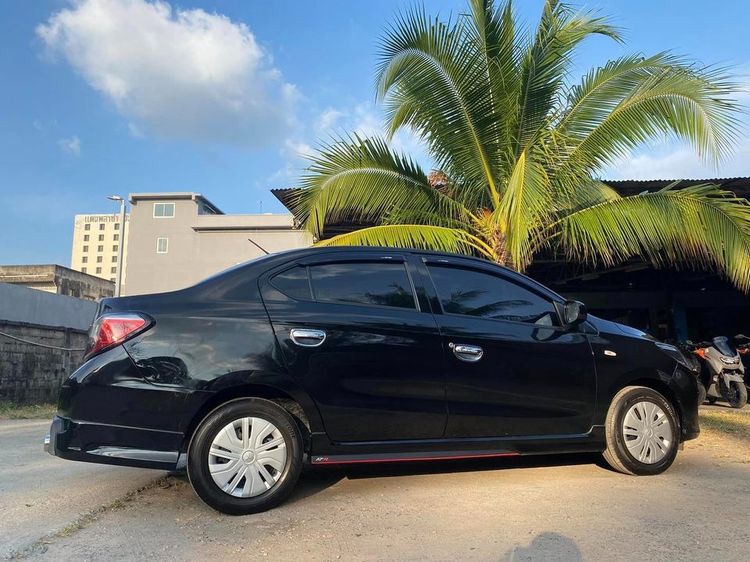 Mitsubishi Attrage 2021 1.2 GLX Sedan เบนซิน ดำ รูปที่ 3