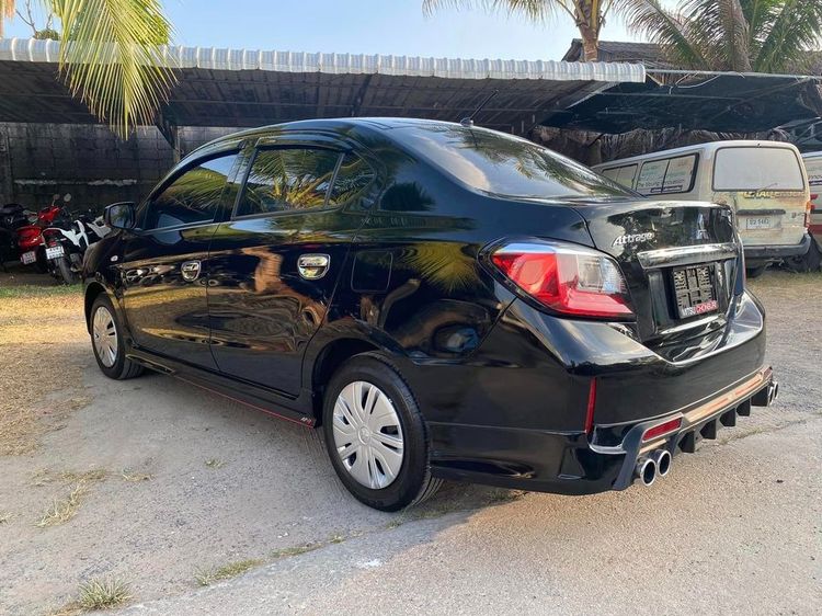 Mitsubishi Attrage 2021 1.2 GLX Sedan เบนซิน ดำ รูปที่ 4