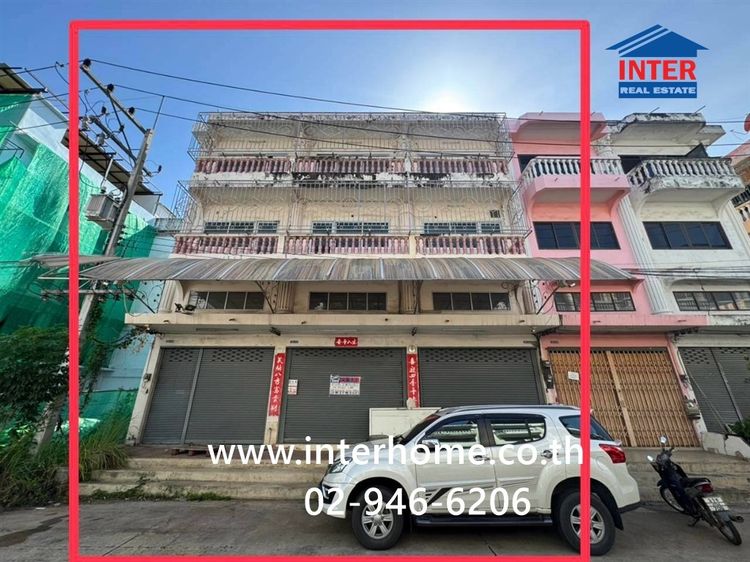 อาคารพาณิชย์ 3.5 ชั้น 60 ตร.ว. หมู่บ้านมั่งมีศรีสุข ใกล้ไทยพาณิชย์ สาขาพันท้ายนรสิงห์ ถนนพระราม2 เมืองสมุทรสาคร สมุทรสาคร