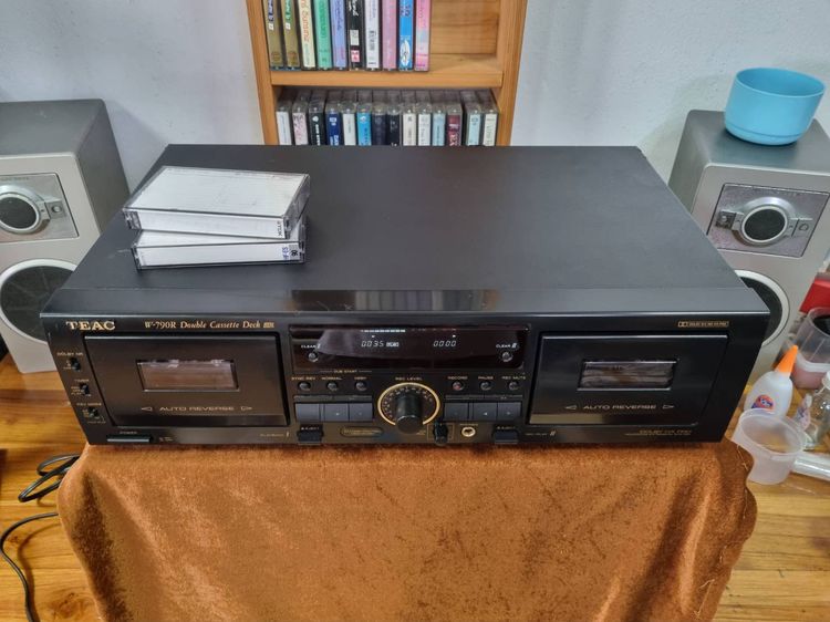 TEAC W-790R ไฟ 220V.  เทปใบ้ 2 หลุ่ม สวยเสียงดีพร้อมใช้ รูปที่ 3