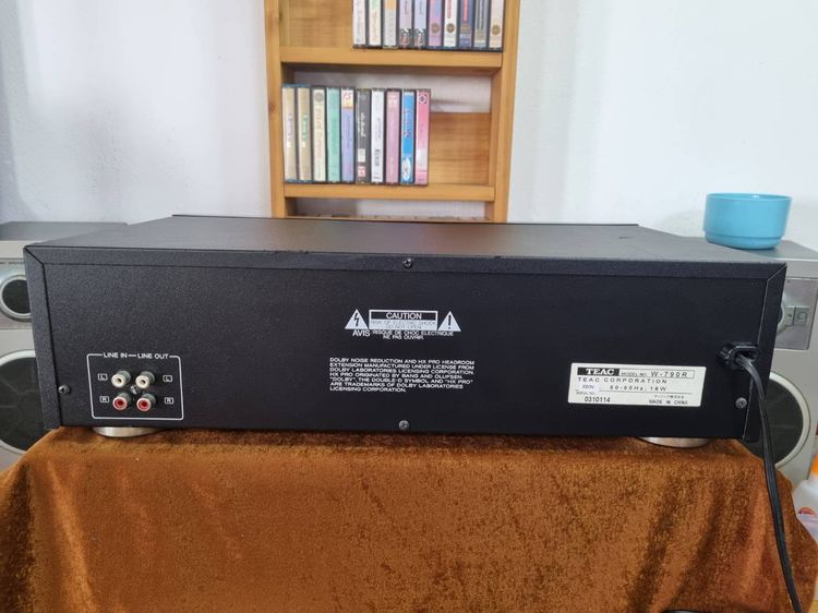 TEAC W-790R ไฟ 220V.  เทปใบ้ 2 หลุ่ม สวยเสียงดีพร้อมใช้ รูปที่ 6